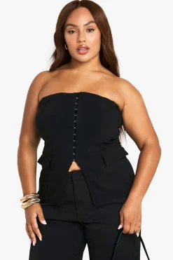 Top bandeau corset Bengaline Plus