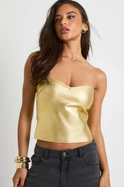 Top bandeau en bandage métallique