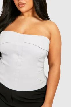 Top bandeau en bengaline Plus