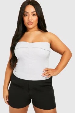Top bandeau en bengaline Plus