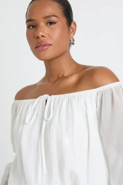 boohoo Top Blouson En Mousseline Grande Taille<Femme Tops