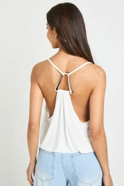 boohoo Top Caraco Blouson À Encolure Drapée Cowl Avec Détail Dos Slinky<Femme Tops
