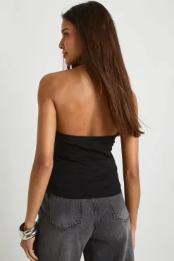 boohoo Top à col halter avec garniture à boucle<Femme Tops