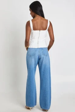 boohoo Top Corset Bandage À Encolure Carrée<Femme Tops