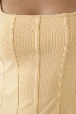 boohoo Top Corset Bandage À Encolure Carrée<Femme Tops