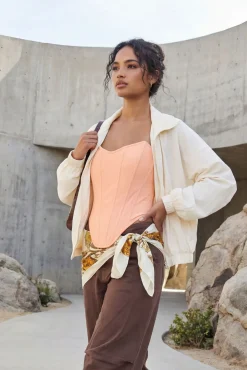 Top Corset Bandeau À Bandage
