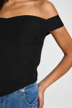 Top Corset Froncé Bardot