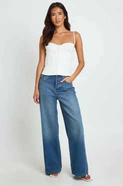 boohoo Top Corset À Lacets Avec Agrafes Et Œillets<Femme Tons Neutres|Satin Et Dentelle
