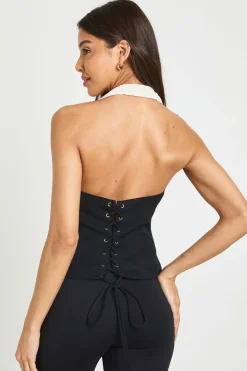 Top Corset Licou En Mousseline