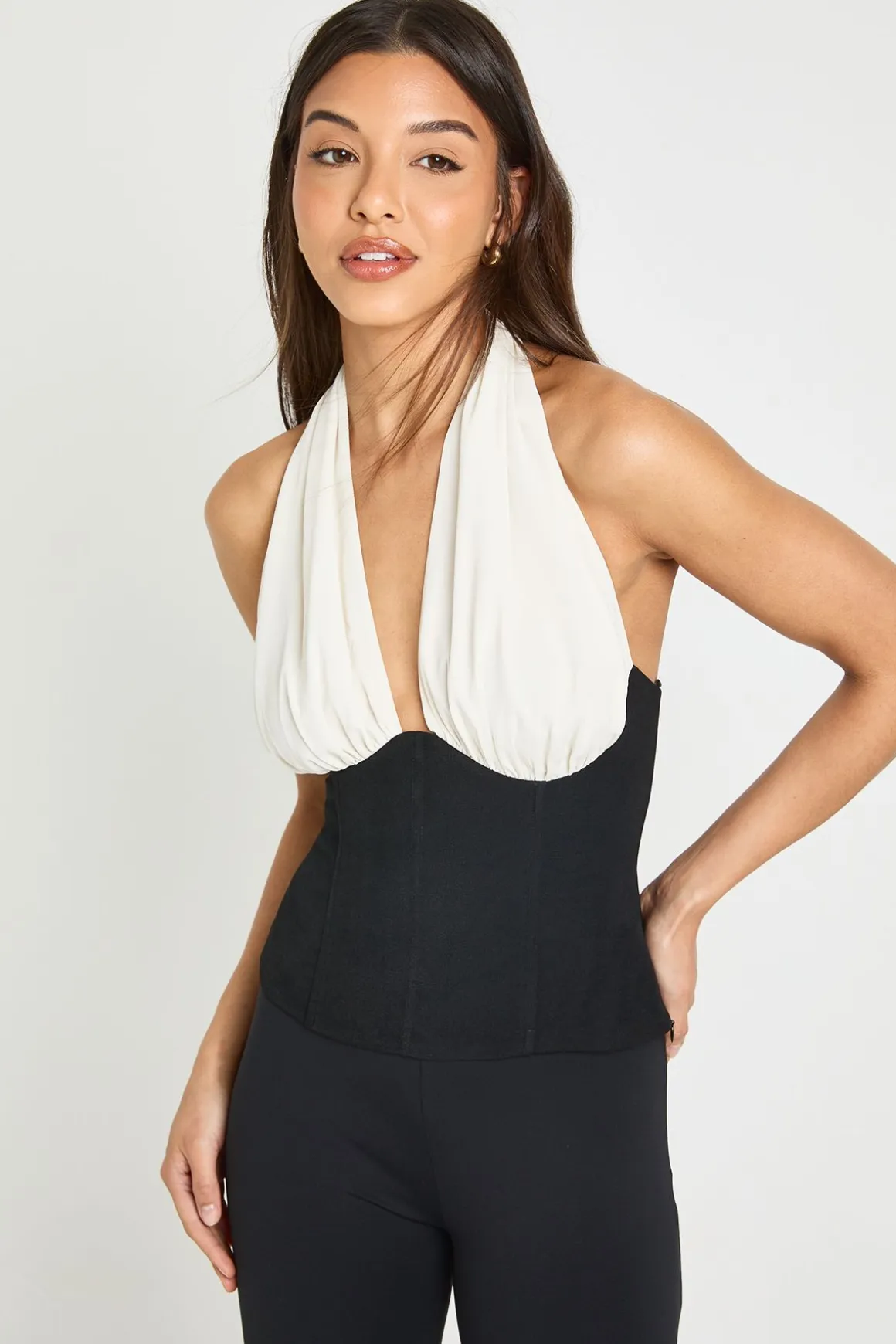 Top Corset Licou En Mousseline