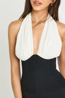 Top Corset Licou En Mousseline