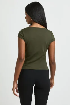 boohoo Top Corset Premium À Agrafes Et Œillets Avec Découpe Ajustée<Femme Tops