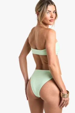 Top de bikini bandeau Fleur de Perle