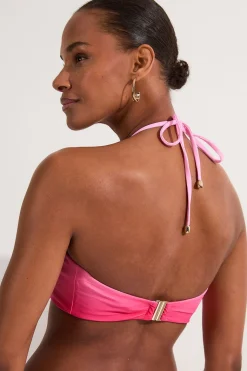 Top de bikini Slinky Ombre à encolure halter