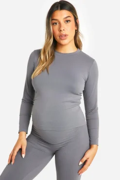 Top de maternité basique Soft Touch à manches longues