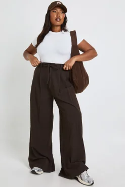 Top Long Ajusté À Manches Courtes Basique Grande Taille