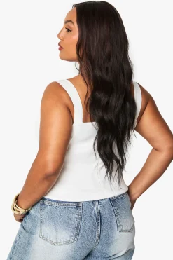 Top paysanne froncé Plus
