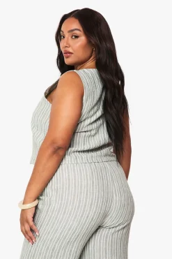 TOP POUR TAILLES PLUS SANS MANCHES ET À COUPE AMPLE