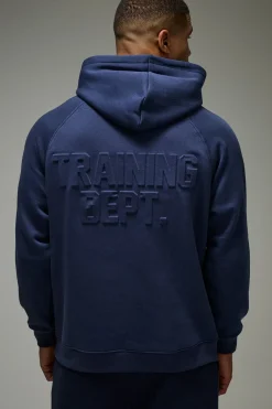 Training Dept Hoodie gaufré surdimensionné