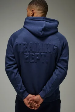 Training Dept Hoodie gaufré surdimensionné