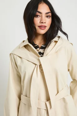 boohoo Trench-Coat avec Casynthétiqueche Amovible<Femme Vestes & Manteaux|Trenchs