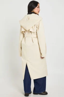 boohoo Trench-Coat avec Casynthétiqueche Amovible<Femme Vestes & Manteaux|Trenchs
