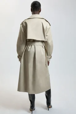 Trench-coat Avec Détail Ceinture