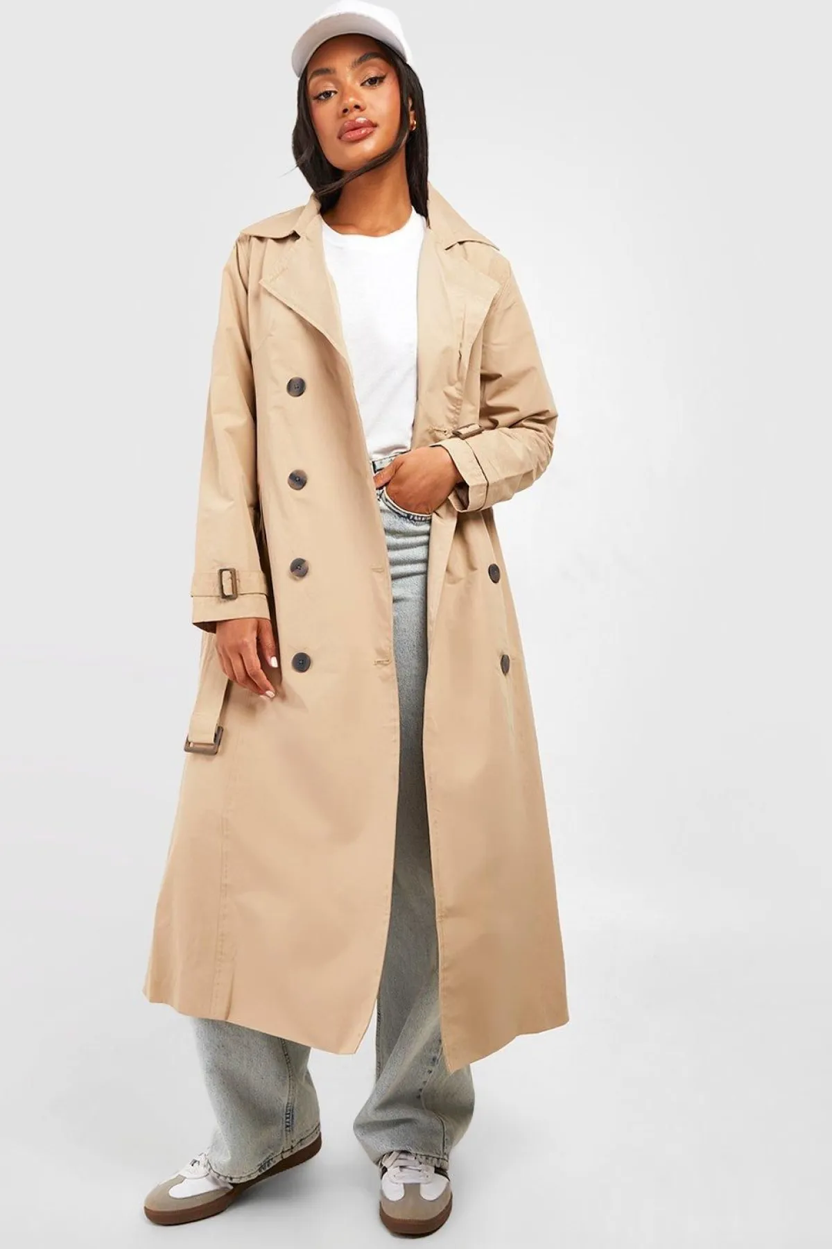 boohoo Trench-coat ceinturé<Femme Looks De Rentrée|Manteaux Et Vestes D’Automne