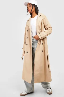 boohoo Trench-coat ceinturé<Femme Looks De Rentrée|Manteaux Et Vestes D’Automne