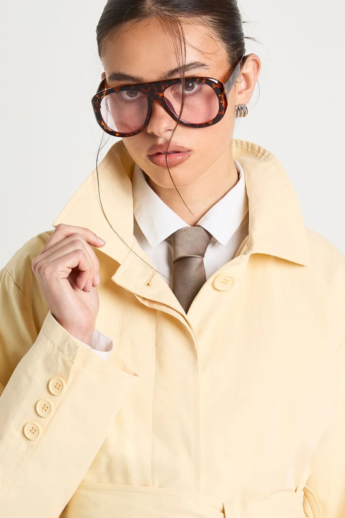 Trench-coat Ceinturé