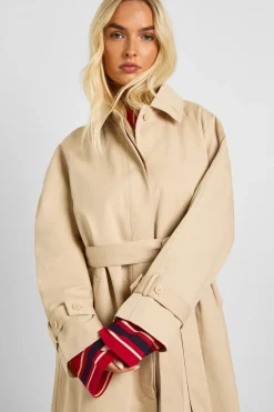 boohoo Trench-coat ceinturé<Femme Manteaux Et Vestes D’Automne|Vestes & Manteaux