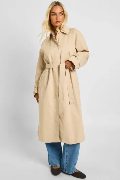 boohoo Trench-coat ceinturé<Femme Manteaux Et Vestes D’Automne|Vestes & Manteaux