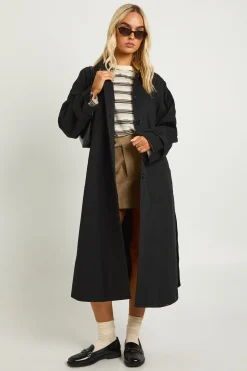 boohoo Trench-coat ceinturé<Femme Manteaux Et Vestes D’Automne|Vestes & Manteaux