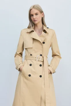KarenMillen Trench-coat classique ceinturé sur mesure<Femme Vestes & Manteaux|Trenchs