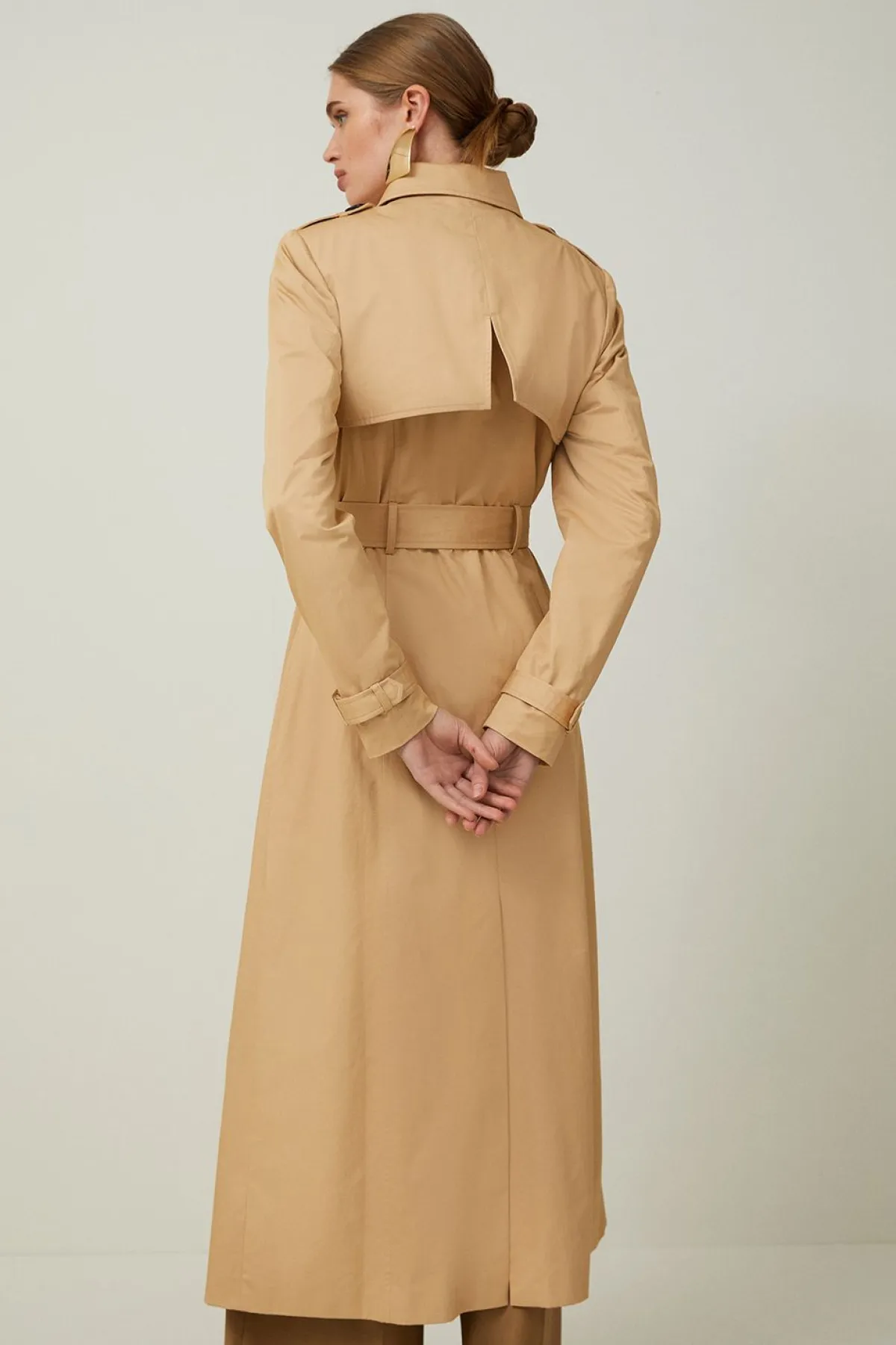 KarenMillen Trench-coat classique ceinturé sur mesure<Femme Vestes & Manteaux|Trenchs