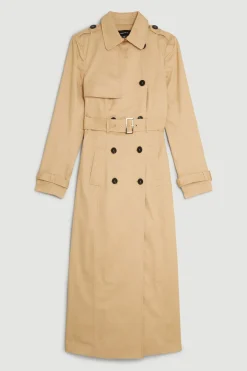 KarenMillen Trench-coat classique ceinturé sur mesure<Femme Vestes & Manteaux|Trenchs