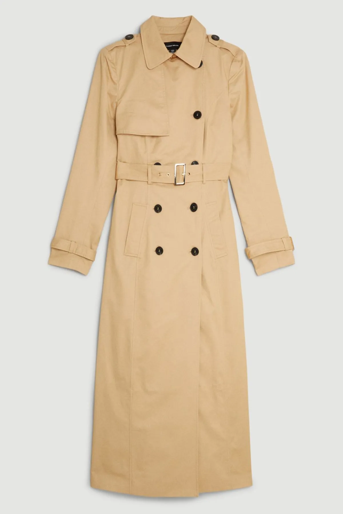 KarenMillen Trench-coat classique ceinturé sur mesure<Femme Vestes & Manteaux|Trenchs