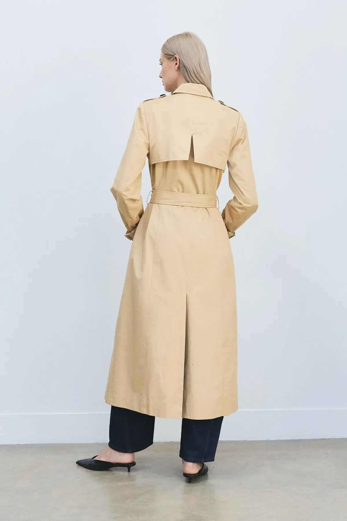 KarenMillen Trench-coat classique ceinturé sur mesure<Femme Vestes & Manteaux|Trenchs