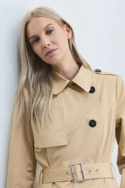 KarenMillen Trench-coat classique ceinturé sur mesure<Femme Vestes & Manteaux|Trenchs