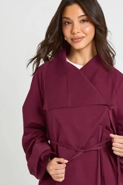Trench-coat À Col Détaillé