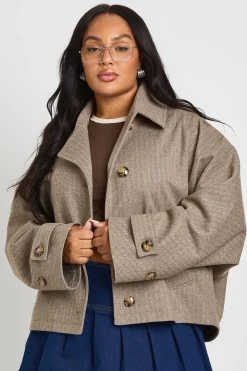 Trench-coat cropé Plus