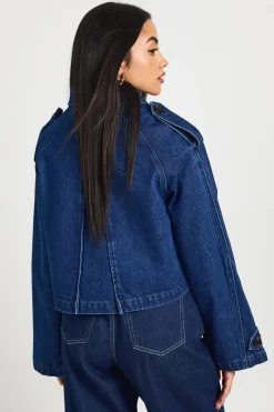 Trench-coat En Denim Court