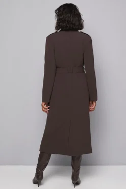 Trench-Coat en Double Crêpe