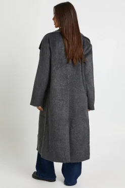 boohoo Trench-coat en laine à col surdimensionné<Femme Manteaux Et Vestes D’Automne|Vestes & Manteaux