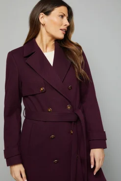 Wallis Trench-Coat en Sergé<Femme Manteaux Et Vestes D’Automne|Vestes & Manteaux