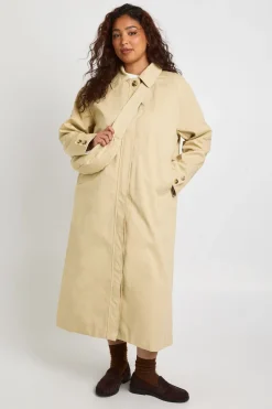 Trench-coat longline Plus avec sac assorti