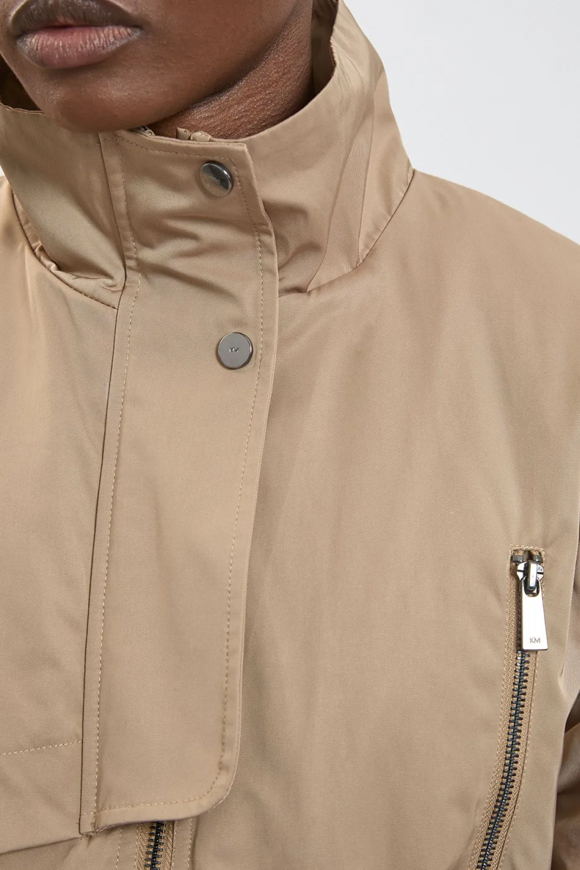 Trench-coat Matelassé Ceinturé
