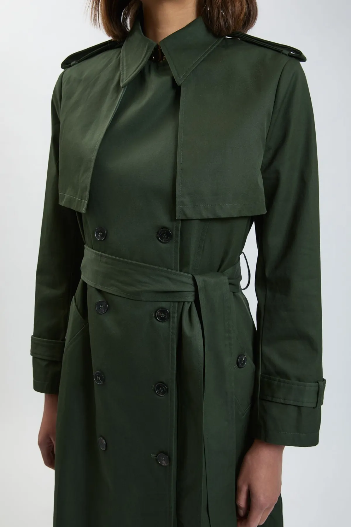 KarenMillen Trench-coat Maxi Ajusté<Femme Tailleurs|Manteaux Et Vestes D’Automne