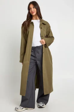 Trench-coat oversize ceinturé