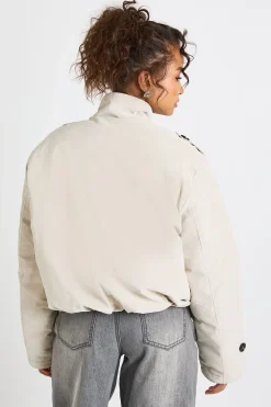 Trench-coat rembourré